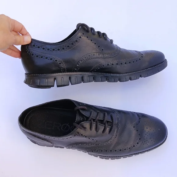 Cole Haan Zerogrand Wingtip Black size 13 - Picture 7 of 8